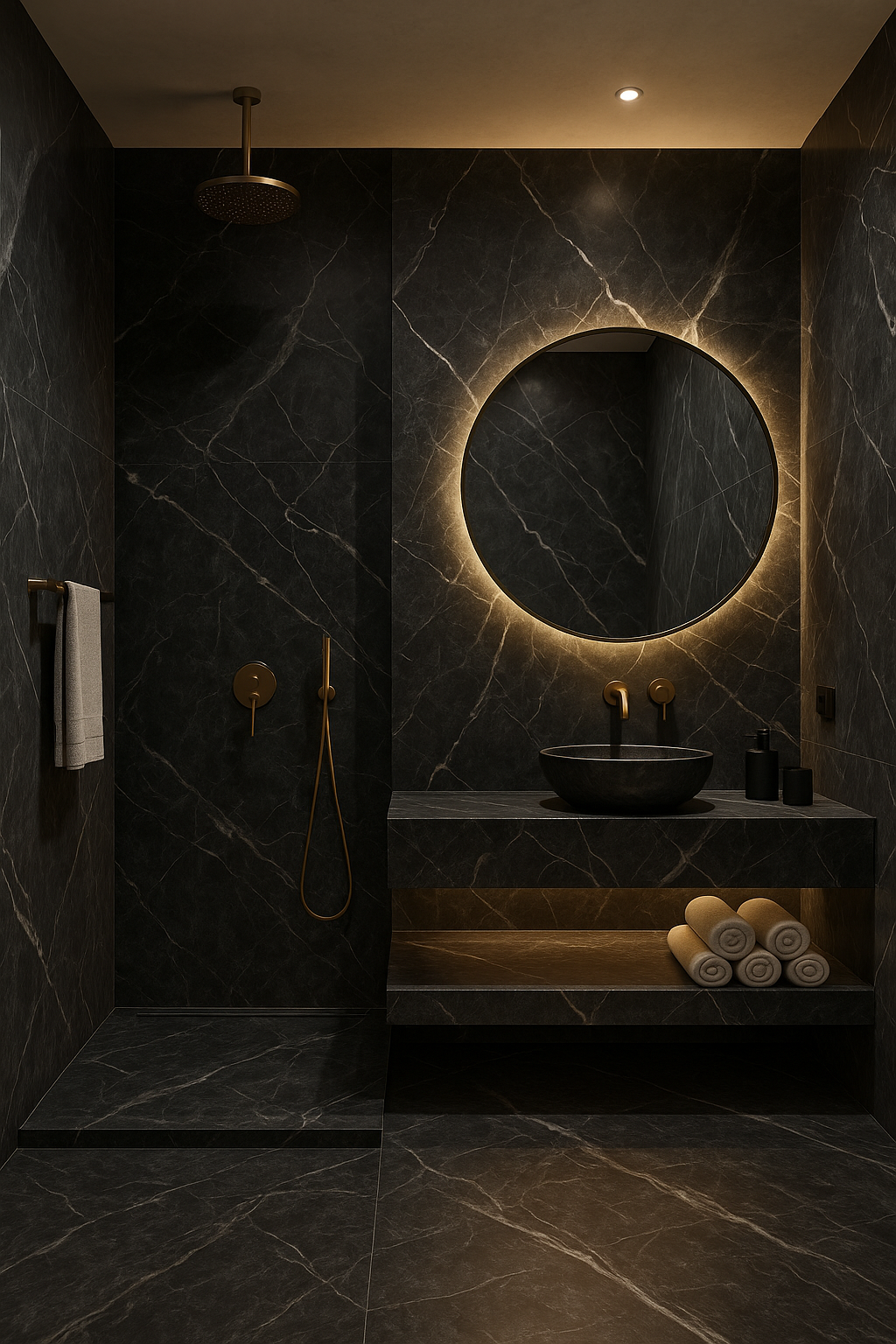 Modernes Badezimmer in Salzburg-Aigen